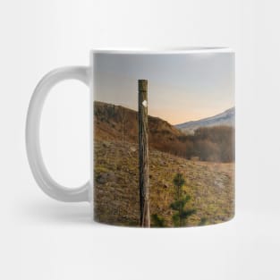 Mt St Helens Trail Marker Mug